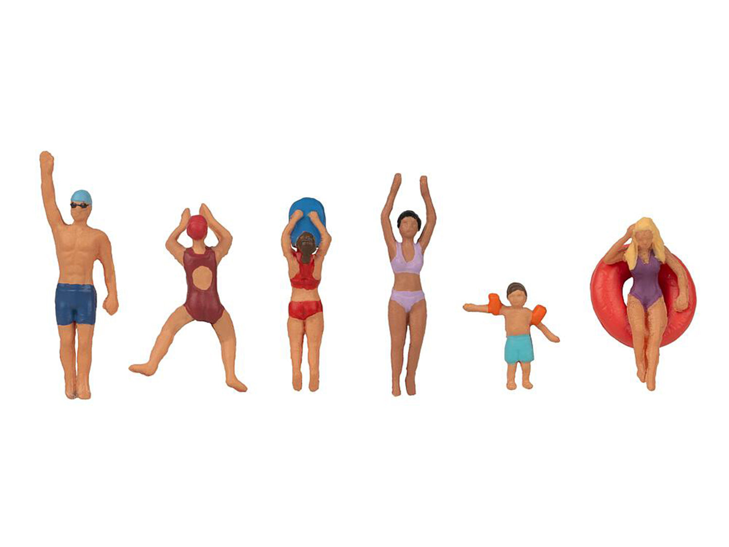 Faller Bathers and Swimmers Figure Set FA151687 HO Gauge