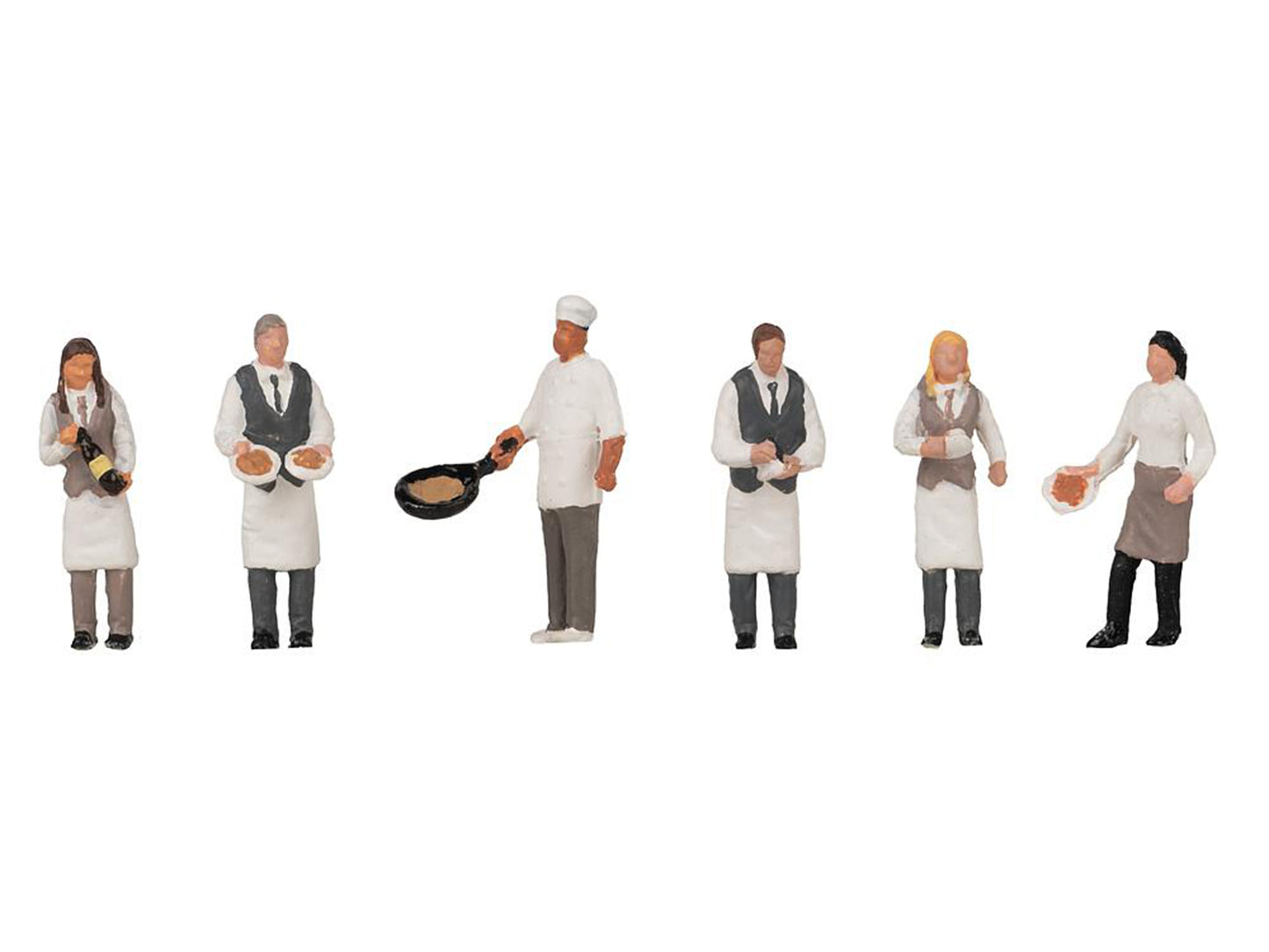 Faller Catering Staff Figure Set FA151692 HO Gauge