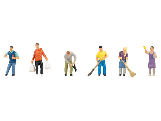 Faller Working Around the House Figure Set FA151696 HO Gauge