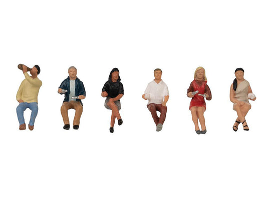 Faller Seated Restaurant Diners Figure Set FA151698 HO Gauge