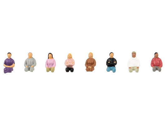 Faller Seated People without Legs Figure Set FA151700 HO Gauge