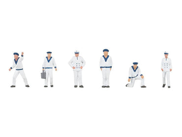 Faller FA151749 Sailors (6) Figure Set HO Gauge