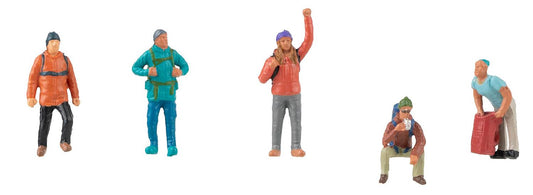 Faller On a Mountain Tour Figure Set FA151802 HO Gauge