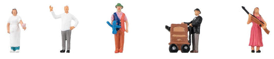 Faller Fairground Staff Figure Set FA151850 HO Gauge