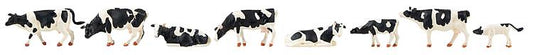 Faller Cows Black/White (8) Figure Set FA151904 HO Scale
