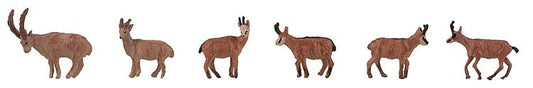 Faller Stags/Deer (6) Figure Set FA151913 HO Gauge