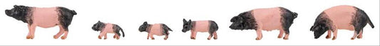 Faller 151916 Schwabisch-Hallische Pigs (6) Figure Set HO