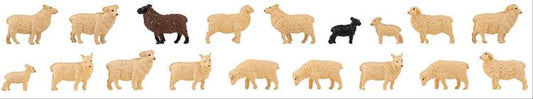 Faller Sheep (18) Figure Set FA151917 HO Gauge