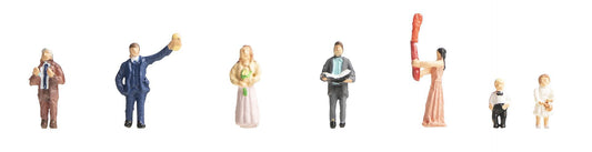 Faller 155606 Wedding Guests Figure Set N Gauge
