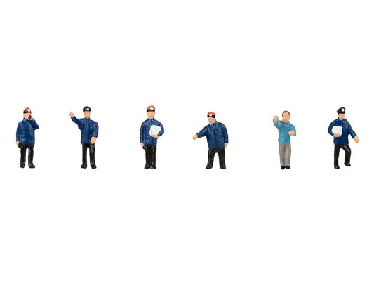 Faller Railway Maintenance Workers (6) Figure Set FA155615 HO Gauge