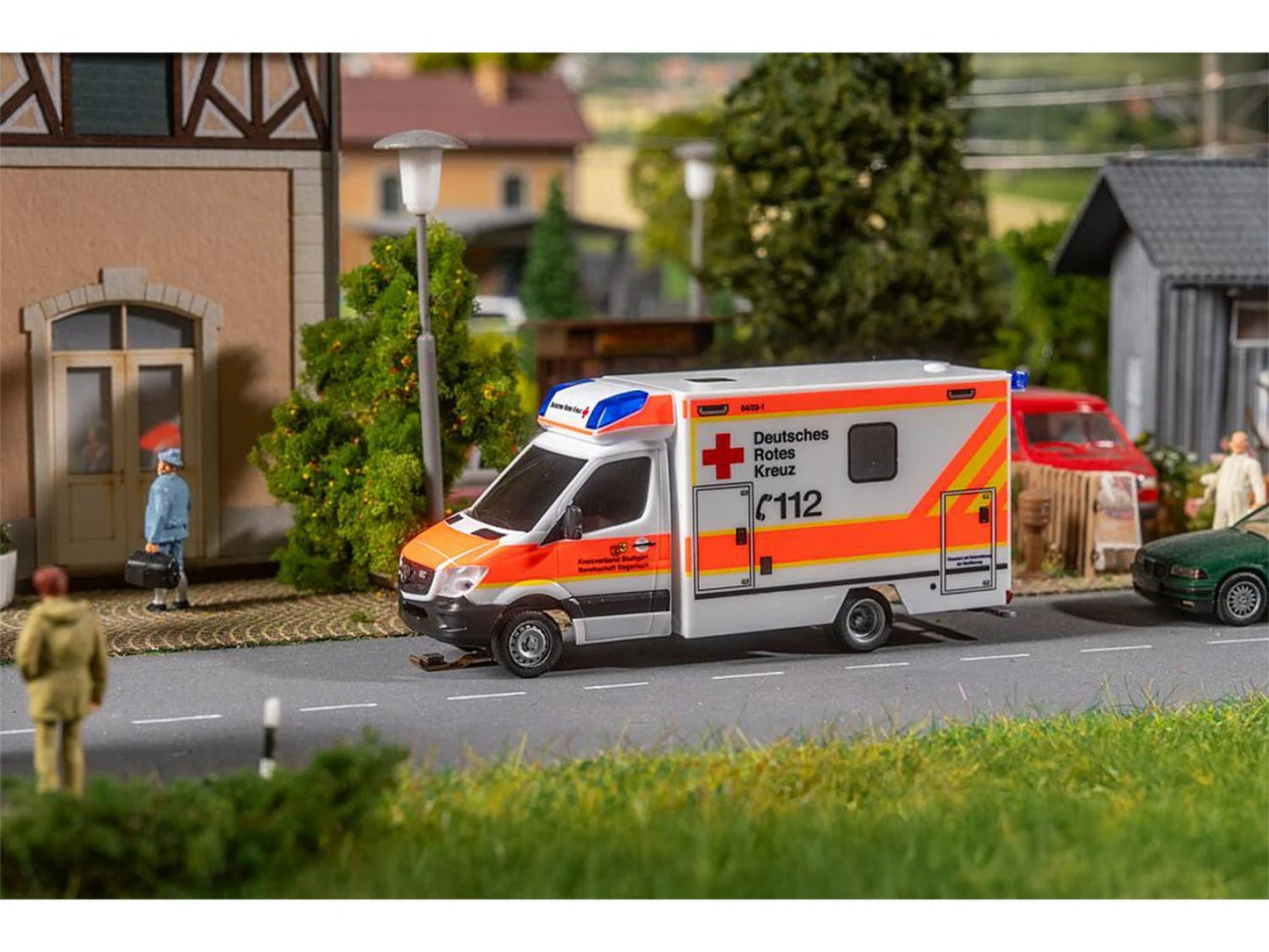 Faller FA161445 Car System MB Sprinter DRK Ambulance VI HO Gauge
