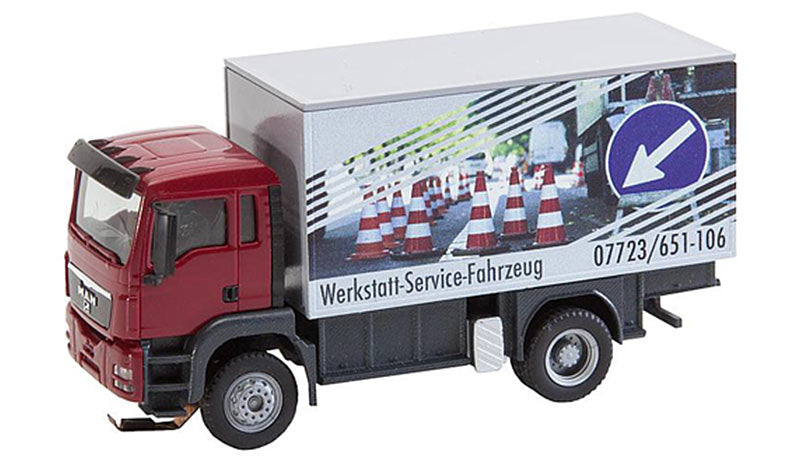 FALLER Car System LKW MAN TGS Repair Shop Truck V HO Gauge 161554