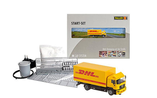 FALLER Car System DHL Starter Set V HO Gauge 161607