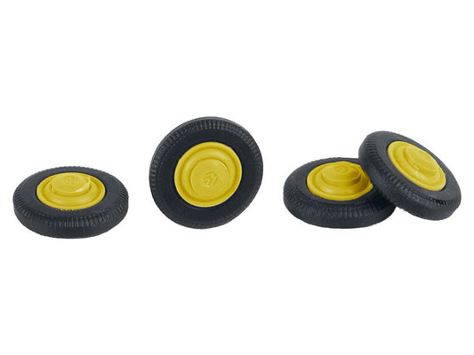 Faller FA163118 Car System Tyres & Rims (4) VW Beetle Post HO Gauge