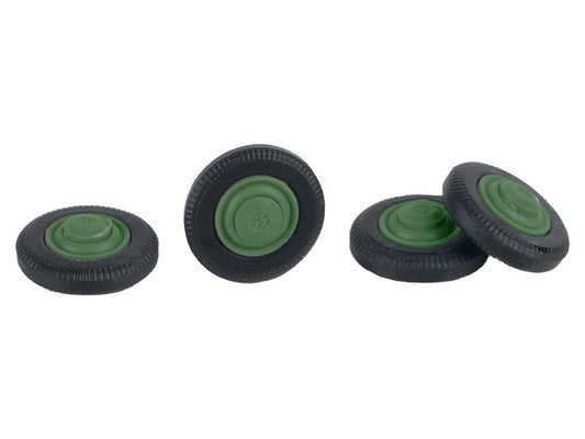 Faller FA163119 Car System Tyres & Rims (4) VW Beetle Police HO Gauge