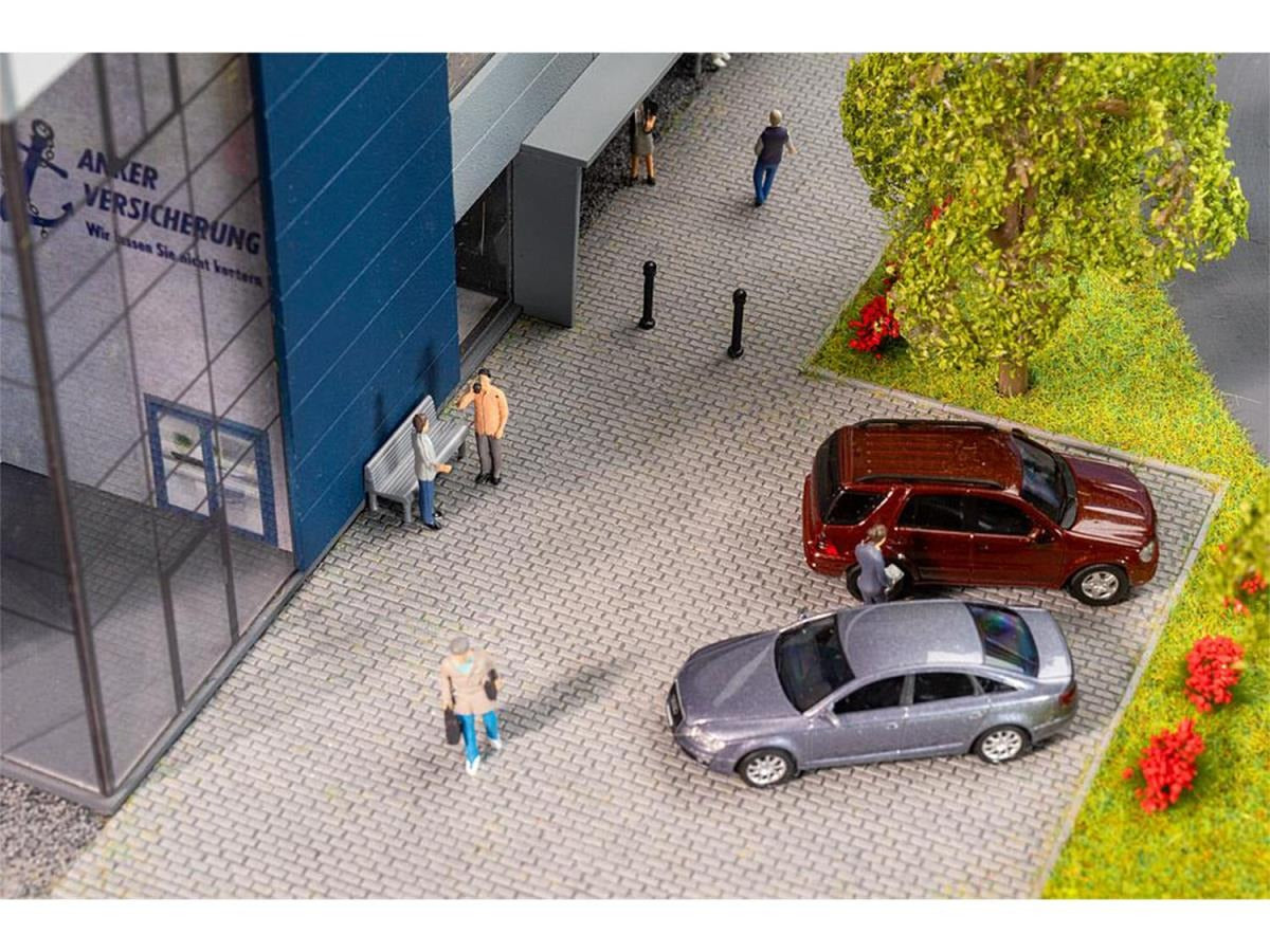 Faller FA170310 Light Grey Cobblestone Pavement Premium Road Film HO Gauge