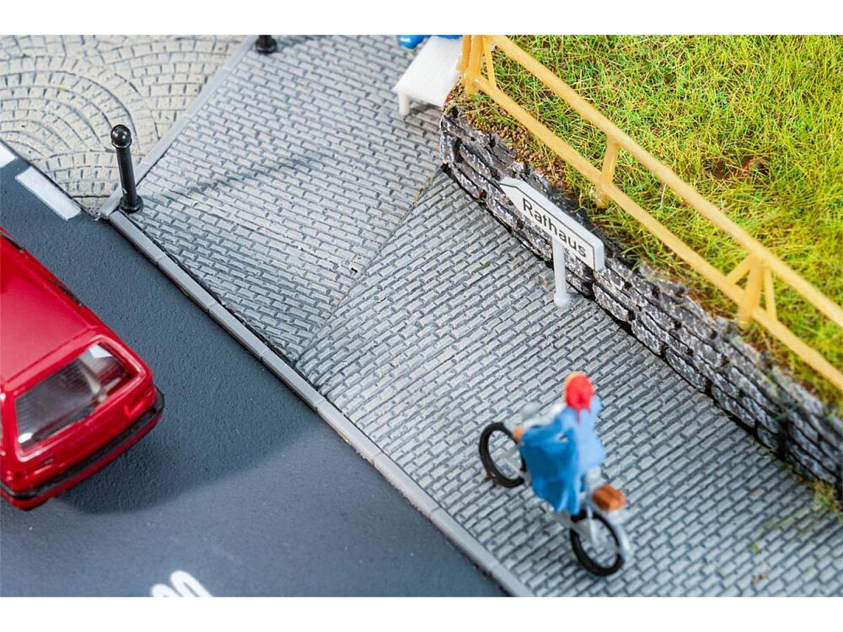 Faller FA170318 Rectangular Paved Pavement Premium Road Film HO Gauge