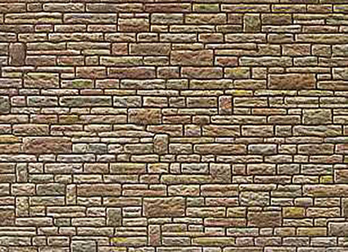 FALLER Cut Stone Wall Card 250x125mm HO Gauge 170604