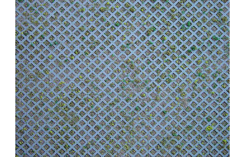 FALLER Diamond Perforated Bricks w/ Grass Wall Card 250x125mm HO Gauge 170625
