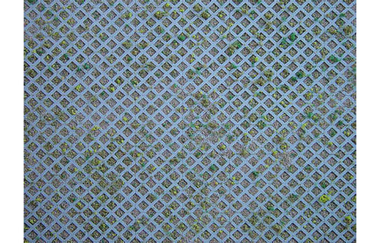 FALLER Diamond Perforated Bricks w/ Grass Wall Card 250x125mm HO Gauge 170625