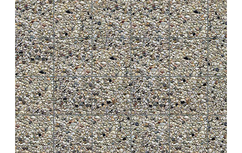 FALLER Exposed Aggregate Wall Card 250x125mm HO Gauge 170626