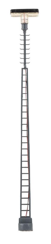 Faller LED Lattice Mast Top Mounted Luminaire Wrm White 145mm (3) FA180118 HO Gauge