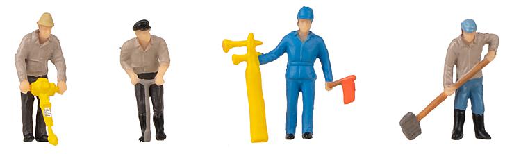 Faller 180238 Track Workers (4) with Sound Effects Module