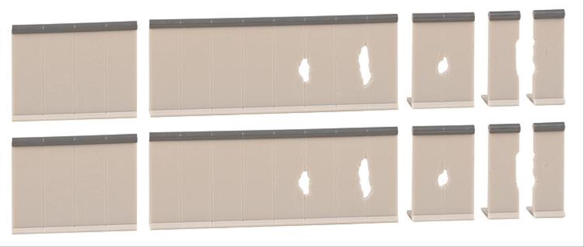 Faller Concrete Wall Building Kit HO Gauge 180399