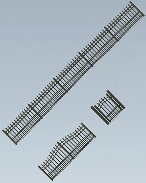 FALLER Garden Iron Fence Model Kit 684mm I HO Gauge 180411