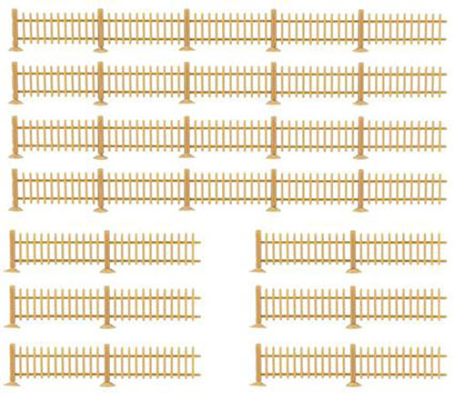 FALLER Wooden Garden Fencing Model Kit 1060mm I HO Gauge 180415
