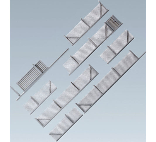 FALLER Metal Industrial Fencing Model Kit 1010mm III HO Gauge 180433