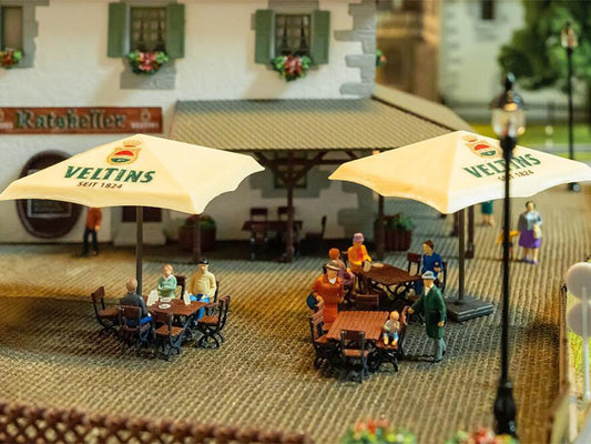 Faller Veltins Beer Garden Set Kit IV HO Gauge FA180437