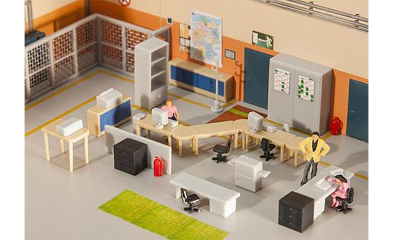 FALLER Office Furnishings Model Kit IV HO Gauge 180454