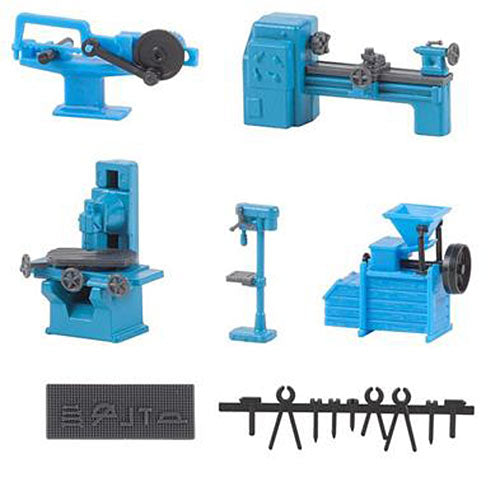 FALLER Metalworking Machinery Model Kit III HO Gauge 180456