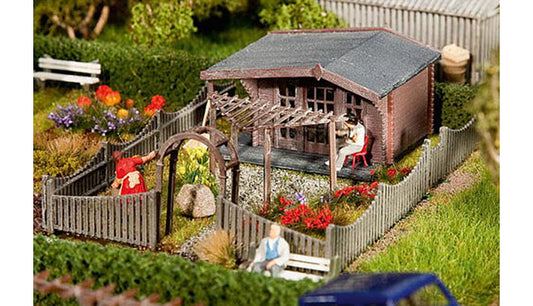 FALLER Allottment w/ Summerhouse Model Kit III HO Gauge 180491