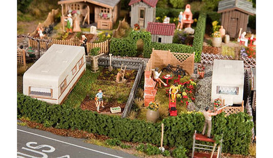 FALLER Allotments w/ Caravans (2) Model Kit III HO Gauge 180495
