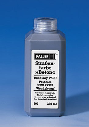 FALLER Concrete Roadway Paint (250ml) HO Gauge 180507
