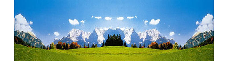 FALLER Karwendelgebirge Model Background 3200x970mm HO Gauge 180513