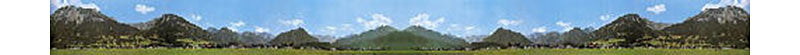 FALLER Oberstdorf Model Background Extension 2900x450mm HO Gauge 180517