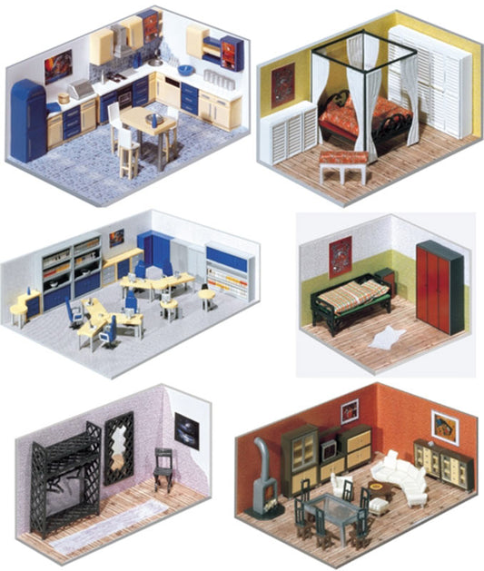 FALLER Building Interior Decoration Model Kit IV HO Gauge 180545