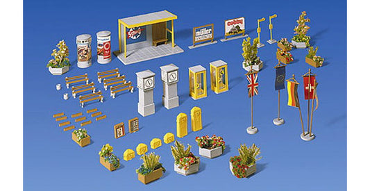 FALLER Town Accessories Model Kit IV HO Gauge 180585