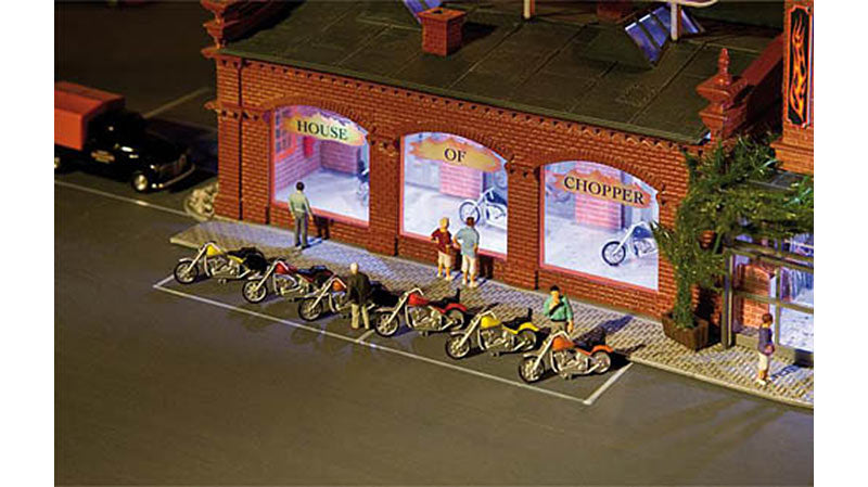 FALLER Motorcycles (6) Model Kit HO Gauge 180603