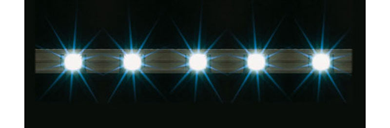 FALLER White LED Bar Spotlights (2) HO Gauge 180648