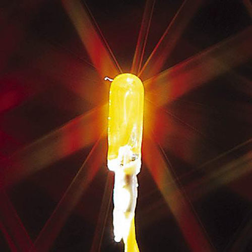 FALLER Yellow Micro Cable Bulb (12-16v AC/DC 35mA) HO Gauge 180673
