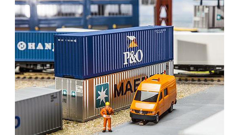 FALLER P&O 40' Hi Cube Container V HO Gauge 180843