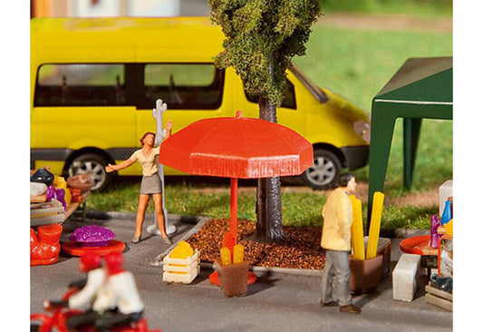 FALLER Parasols/Tables/Benches Model Kit II HO Gauge 180910