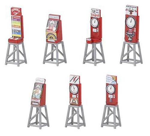 FALLER Funfair Slot Machines Model Kit (7) IV HO Gauge 180946