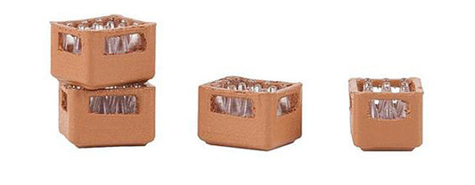 FALLER Mineral Water Bottles in Crates Model Kit (4) IV HO Gauge 180953