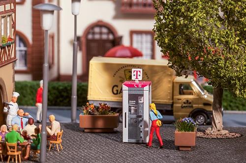 FALLER Telekom Telephone Booth Model Kit IV HO Gauge 180956