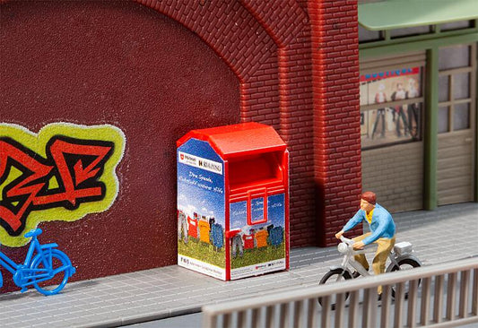 Faller Clothes Recycling Container Kit FA180985 HO Scale